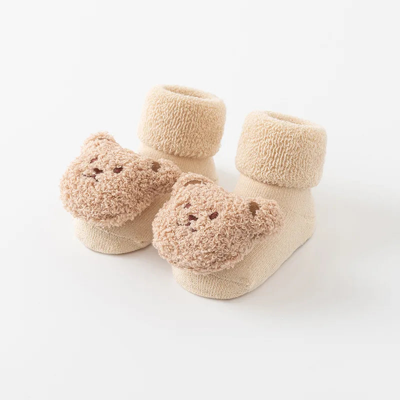 Baby Bear Socks – Soft, Non-Slip Animal Socks for Infants & Toddlers