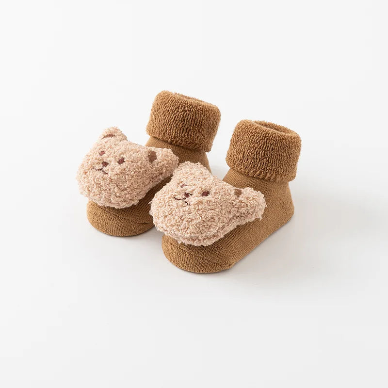 Baby Bear Socks – Soft, Non-Slip Animal Socks for Infants & Toddlers