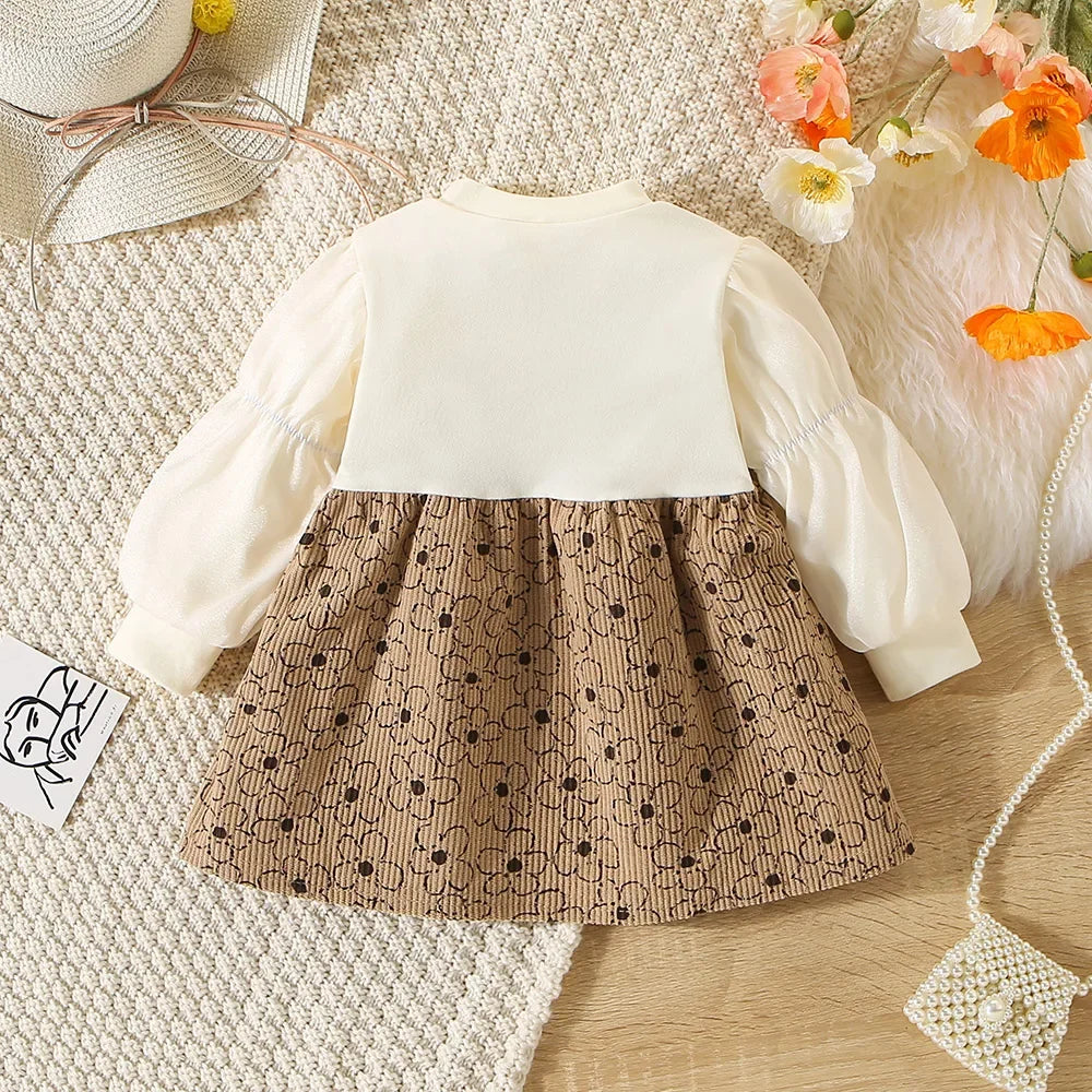 autumn toddler outfit with halter tie