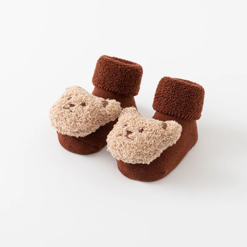 Baby Bear Socks – Soft, Non-Slip Animal Socks for Infants & Toddlers
