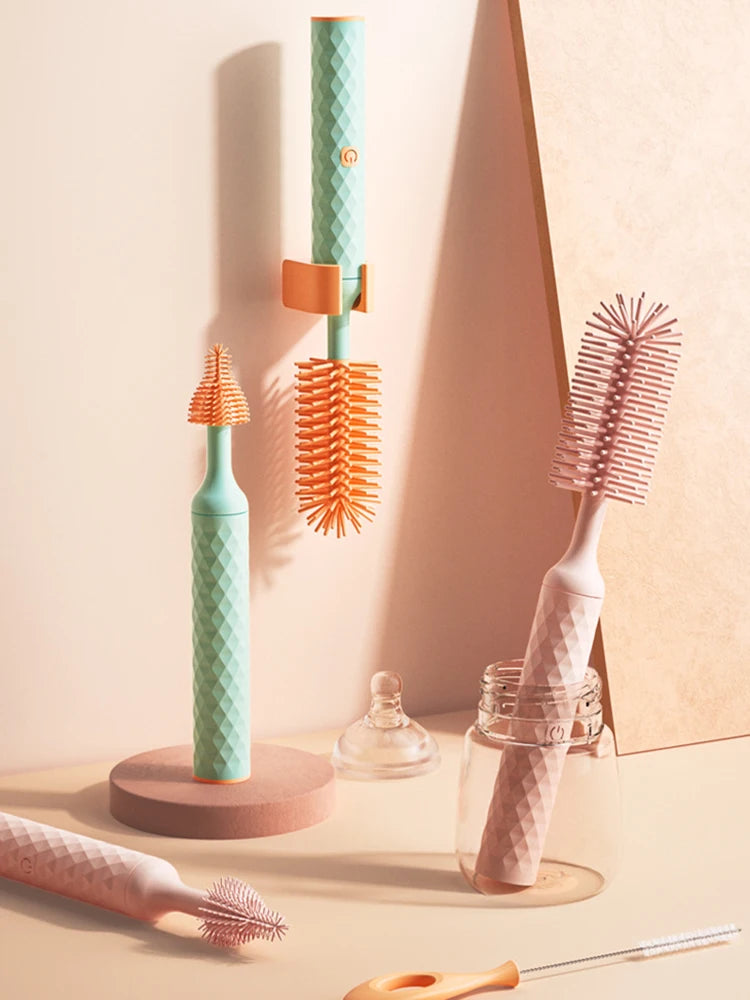 Electric Baby Bottle Brush Cleaner – Rechargeable, 360° Rotating for Bottles & Nipples