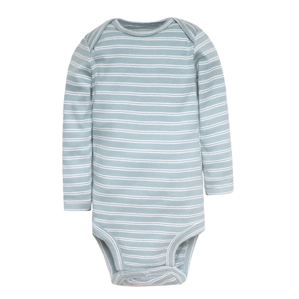 Set of 5 Baby Bodysuits – Soft Cotton Onesies for Newborns & Infants (Unisex)
